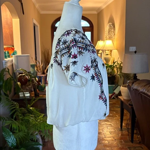 Free People embellished bubble top size XS - Picture 8 of 14